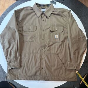 Carhartt Men's Flannel Lined Utility Shacket